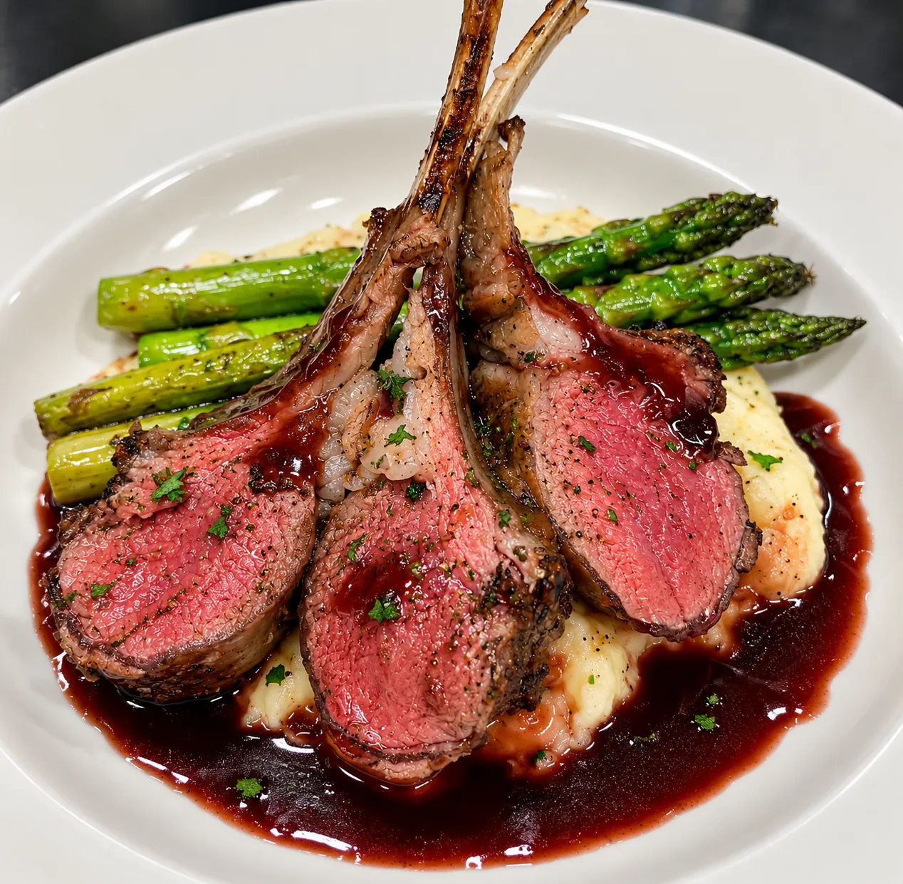 Agnello Australian Lamb Chops at Ciao Italia Orlando