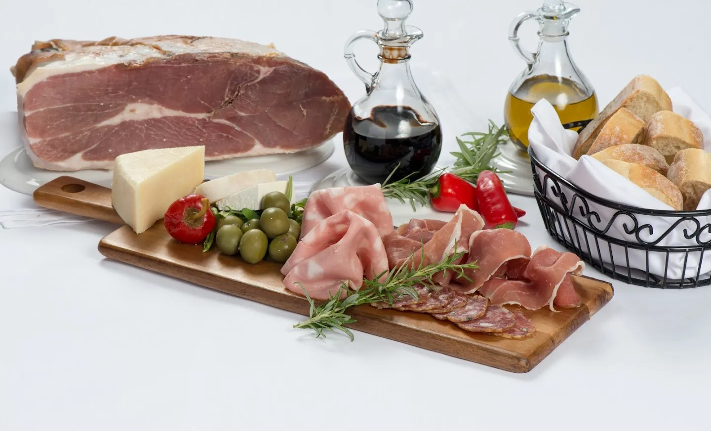 Charcuterie board at Ciao Italia