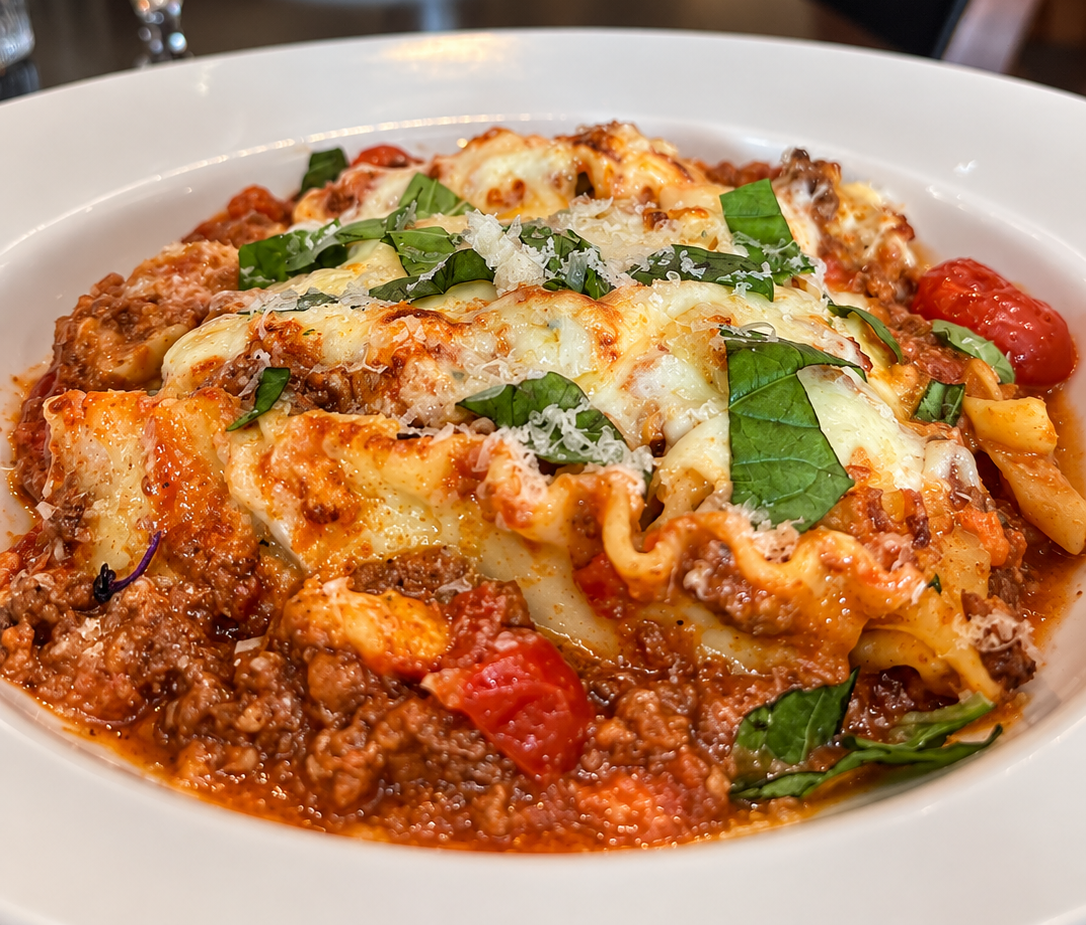 Lasagna Bolognese at Ciao Italia Orlando