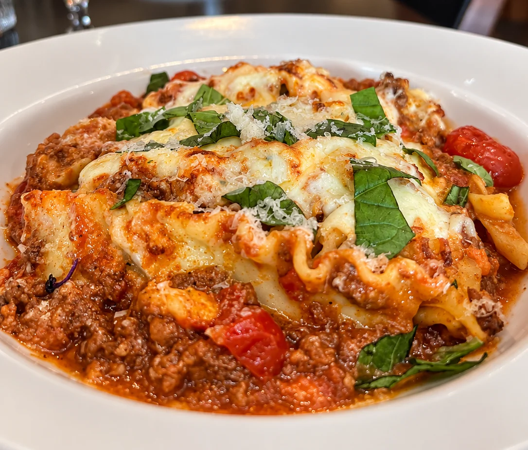 Lasagna Bolognese — homemade lasagna at Ciao Italia