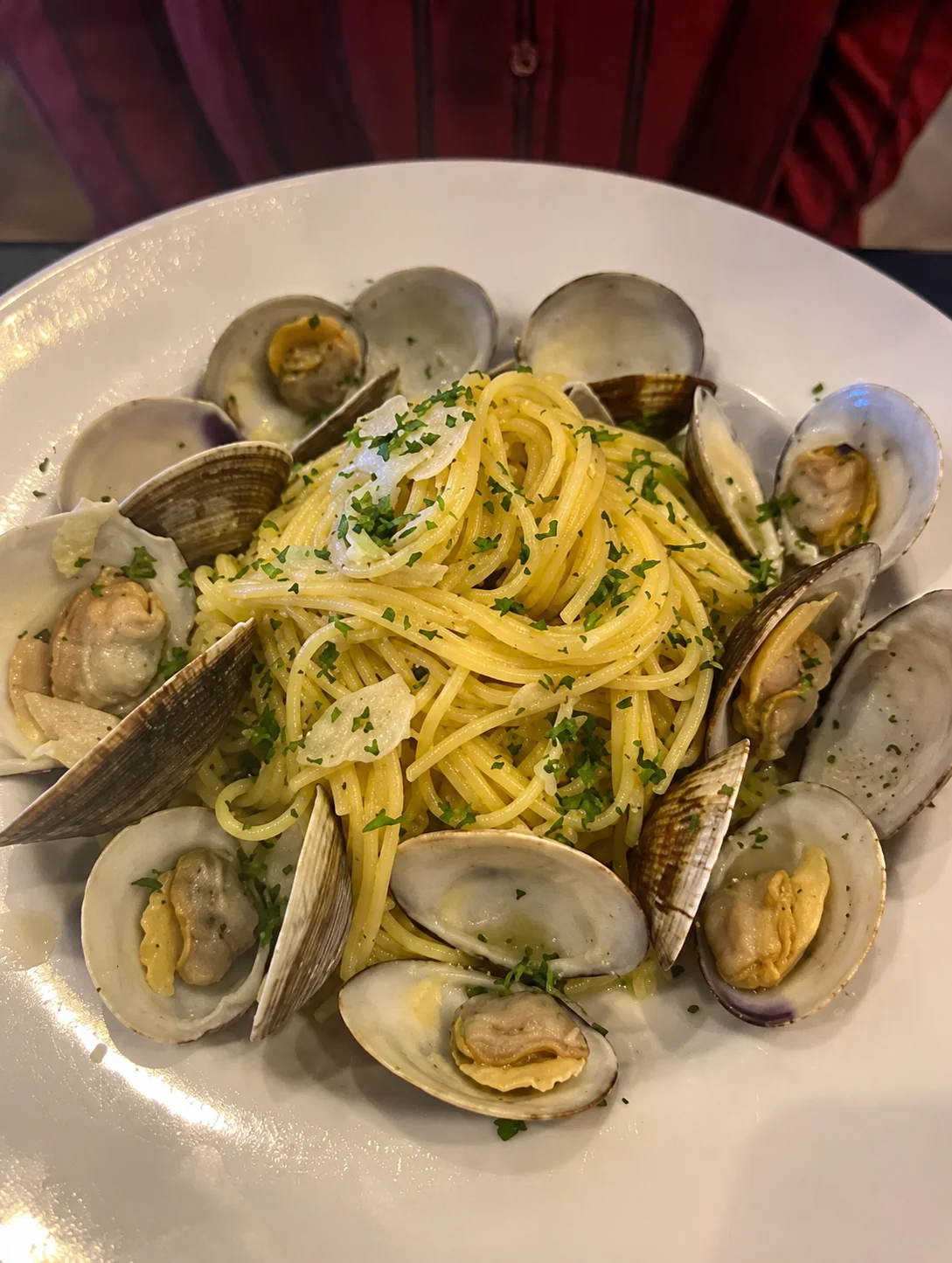 Linguine alle Vongole at Ciao Italia Orlando