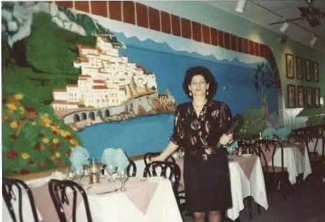 Josie Navarra in the original dining room