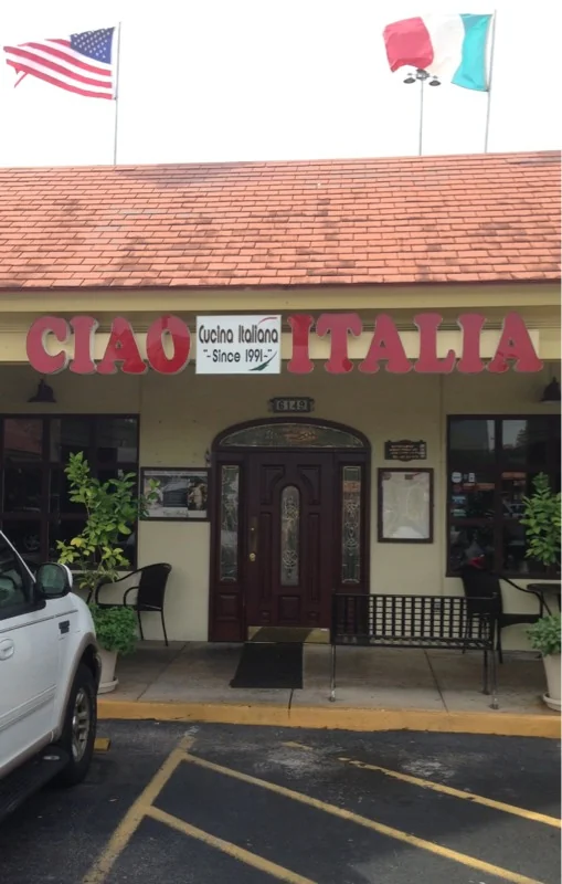 Ciao Italia Ristorante storefront on International Drive — Italian restaurant since 1991